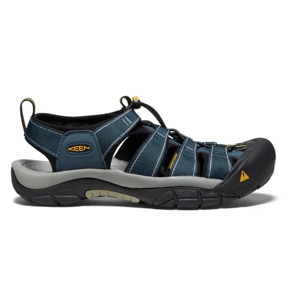Keen Men's Blue and Black Closed-Toe Hiking Sandals